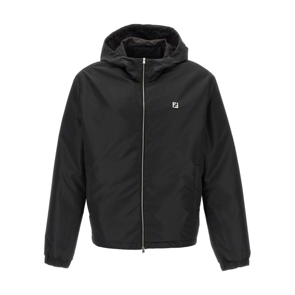 Fendi Black Polyester Shell Men's Jacket